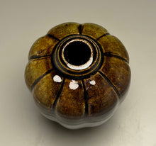 Load image into Gallery viewer, Square-Shouldered Melon Egg Vase in Mirror Black, 5"h (Pots From The Past)

