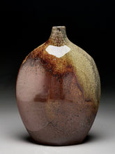 Load image into Gallery viewer, Altered Bottle in Ash Glazes, 8.5"h (Ben Owen III)
