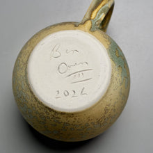 Load image into Gallery viewer, Large Mug #2 in Stardust Green, 4.75"h (Ben Owen III)
