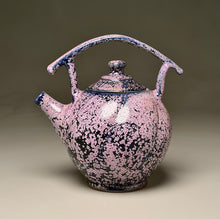 Load image into Gallery viewer, Post-and-Lintel Teapot in Nebular Purple, 8.5"h (Ben Owen III)
