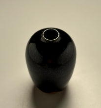 Load image into Gallery viewer, Egg Vase #2 in Mirror Black, 5.5"h (Ben Owen III)

