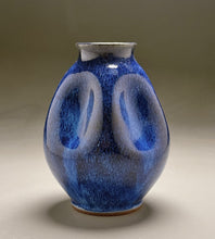 Load image into Gallery viewer, Dimpled Globe Vase in Opal Blue, 7.75"h (Ben Owen III)
