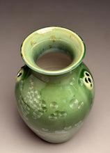 Load image into Gallery viewer, Dogwood Vase #2 in Lily Pad Green, 8"h (Ben Owen III)
