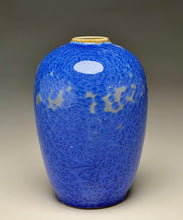 Load image into Gallery viewer, Egg Vase in Cobalt Crystalline, 5.75"h (Ben Owen III)
