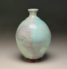 Load image into Gallery viewer, Bottle in Bleached Chinese Blue, 8.5"h (Pots From The Past)
