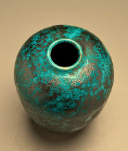 Load image into Gallery viewer, Egg Vase in Mottled Chinese Blue, ~7"h (Pots From The Past)
