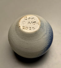 Load image into Gallery viewer, Egg Vase in Salt and Cobalt, 3"dia. (Benjamin Owen IV)
