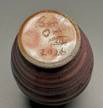 Load image into Gallery viewer, Ringed Bottle in Aurora, 6.25"h (Ben Owen III)
