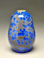 Load image into Gallery viewer, Gourd Vase in Cobalt Crystalline, 6"h (Ben Owen III)
