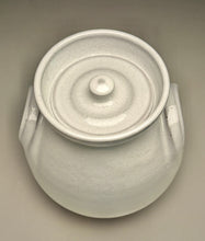 Load image into Gallery viewer, Lidded, Handled Jar in Dogwood White, 8.75"h (Ben Owen III)
