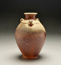 Load image into Gallery viewer, Combed Edo Jar in Natural Ash, 8.25"h (Ben Owen III)
