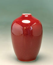 Load image into Gallery viewer, Egg Vase #1 &amp; #2 in Cabernet, 5.75"h (Ben Owen lll)
