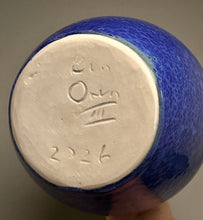 Load image into Gallery viewer, Genie Bottle in Cobalt Crystalline, 12.5"h (Ben Owen III)
