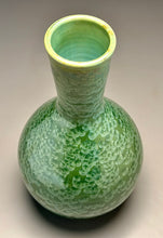 Load image into Gallery viewer, Genie Bottle in Lily Pad Green Crystalline, 13"h (Ben Owen III)
