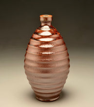 Load image into Gallery viewer, Ringed Bottle in Copper Penny, 10"h (Ben Owen III)
