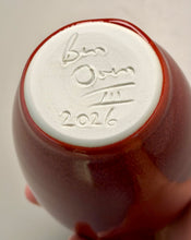 Load image into Gallery viewer, Egg Vase #1 &amp; #2 in Cabernet, 5.75"h (Ben Owen lll)
