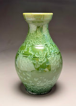 Load image into Gallery viewer, Han Vase in Lily Pad Green Crystalline, 12"h (Ben Owen III)
