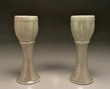 Load image into Gallery viewer, Pair of Melon Goblets in Patina Green, 8.5"h (Ben Owen III)
