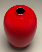 Load image into Gallery viewer, Egg Vase in Chinese Red, 8.5"h (Ben Owen III)
