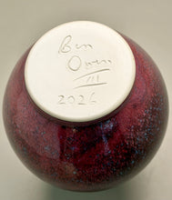 Load image into Gallery viewer, Han Vase in Pomegranate, 9"h (Ben Owen III)
