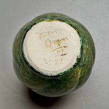 Load image into Gallery viewer, Melon Han Vase in Lily Pad Green Crystalline, 5"h (Ben Owen III)
