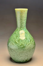 Load image into Gallery viewer, Genie Bottle in Lily Pad Green Crystalline, 13"h (Ben Owen III)
