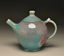 Load image into Gallery viewer, Teapot in Chinese Blue/Ruby Jade, 7.75"h (Ben Owen III)
