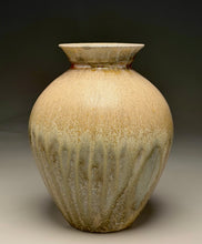 Load image into Gallery viewer, Contoured Vase #3 in Natural Ash Glaze, 10"h (Silas Bradley)
