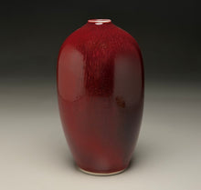Load image into Gallery viewer, Egg Vase in Cabernet, 8.25"h (Ben Owen lll)

