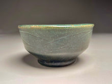 Load image into Gallery viewer, Bowl with Carved Lines in Patina Green, 5.25"dia. (Tableware Collection)
