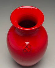 Load image into Gallery viewer, Dogwood Vase #1 in Chinese Red, 9"h (Ben Owen III)
