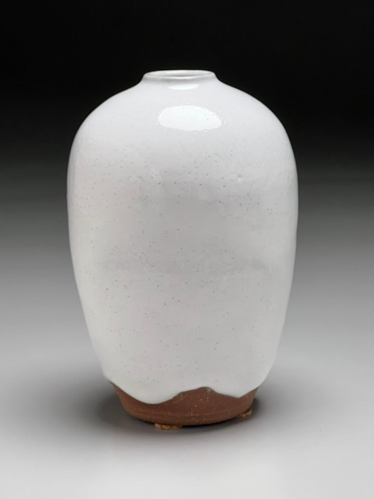 Egg Vase in Dogwood White, 6