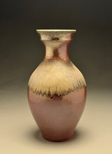 Load image into Gallery viewer, Flared Flower Vase in Natural Ash Glaze, 13.25"h (Silas Bradley)
