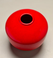 Load image into Gallery viewer, Square-Shouldered Egg Vase in Chinese Red, 6.25"h (Ben Owen III)

