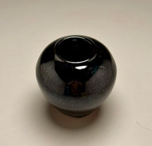 Load image into Gallery viewer, Egg Vase #9 in Mirror Black, 3.75"dia. (Benjamin Owen IV)
