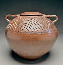 Load image into Gallery viewer, Carved Two-Handle Urn in Salt Glaze, 10"h (Ben Owen III)
