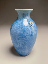 Load image into Gallery viewer, Dogwood Vase in Turquoise Crystalline, 8.25"h (Ben Owen III)
