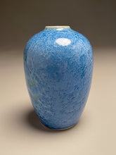 Load image into Gallery viewer, Egg Vase #1 in Turquoise Crystalline, 5.5&quot;h (Ben Owen III)
