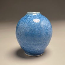 Load image into Gallery viewer, Miniature Globe Vase in Turquoise Crystalline, 3.75&quot;h (Ben Owen III)
