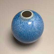 Load image into Gallery viewer, Miniature Globe Vase in Turquoise Crystalline, 3.75&quot;h (Ben Owen III)
