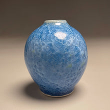 Load image into Gallery viewer, Miniature Globe Vase in Turquoise Crystalline, 3.75&quot;h (Ben Owen III)
