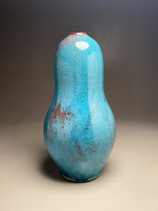 Gourd Vase in Chinese Blue, 18.25"h (Ben Owen III)