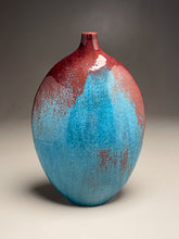 Load image into Gallery viewer, Altered Bottle in Chinese Blue, 13.25&quot;h (Ben Owen III)
