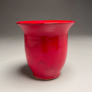 Bell Vase #1 in Chinese Red, 5.25"h (Ben Owen III)