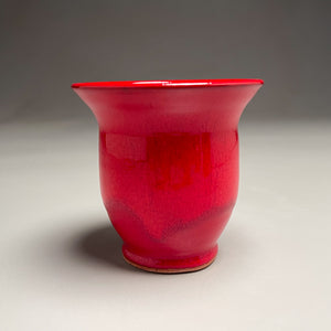 Miniature Bell Vase in Chinese Red, 3.75"h (Ben Owen III)