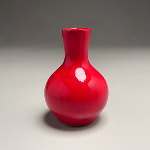 Miniature Bottle in Chinese Red, 4.5"h (Ben Owen III)