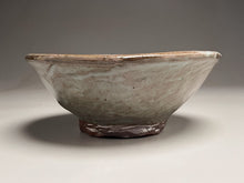 Load image into Gallery viewer, Altered Triangle Serving Bowl in Blue Celadon, 9&quot;dia. (Elizabeth McAdams)
