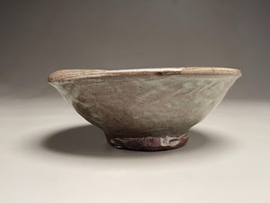 Altered Triangle Serving Bowl in Blue Celadon, 9"dia. (Elizabeth McAdams)