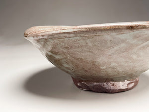 Altered Triangle Serving Bowl in Blue Celadon, 9"dia. (Elizabeth McAdams)