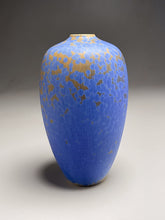 Load image into Gallery viewer, Egg Vase in Stardust Blue, 8.5&quot;h (Ben Owen III)
